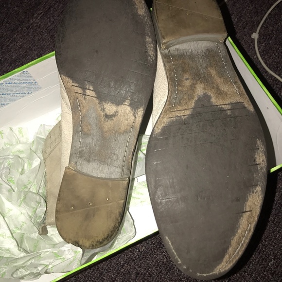 Sam Edelman JOSS side studded ankle boots nubuck grey Sz.8.5 - Picture 4 of 5